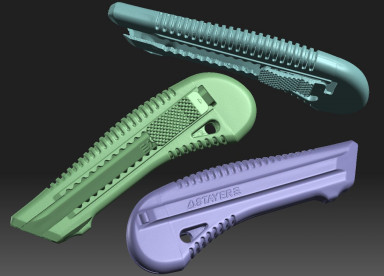 Scan of the handle of a conventional segment knife - 1