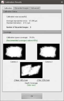 Calibration result A