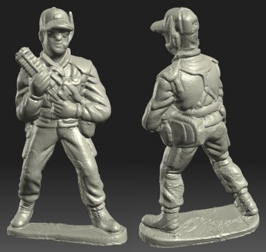 Full scan toy soldier